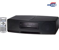 KENWOOD Mini veža CD/USB/MP3/WMA/AAC K-323 čierna