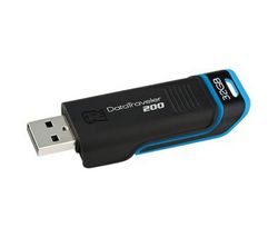 KINGSTON USB kľúč DataTraveler 200 - 32 GB - USB 2.0 - modrý + Hub 7 portov USB 2.0