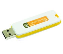 KINGSTON USB kľúč DataTraveler G2 4GB - Žltý  + Kábel HDMI samec / HMDI samec - 2 m (MC380-2M) + WD TV HD Media Player