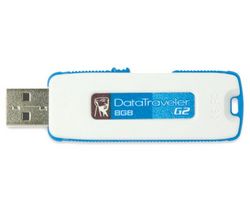 KINGSTON USB kľúč DataTraveler G2 8 GB - modrý + Hub 4 porty USB 2.0