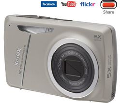 KODAK EasyShare  M550 šedý + Puzdro Pix Ultra Compact + Pamäťová karta SD 2 GB + Batéria KLIC-7006