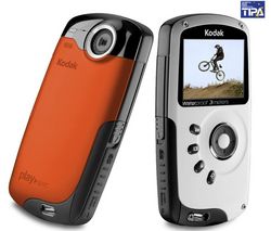 KODAK Mini videokamera ZX3 - oranžová + Nylonové puzdro TBC-302 + Batéria kompatibilná KLIC-7004 + Sieťová nabíjačka USB Black Velvet