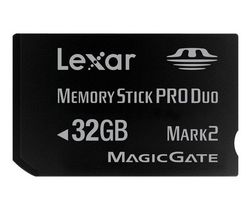 LEXAR Pamäťová karta Memory Stick PRO Duo - Premium 32 GB