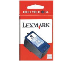 LEXMARK Cierna náplň N°34 (18C0034E) + Kábel USB A samec/B samec 1,80m