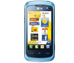 LG Cookie Live KM570 modrý + Slúchadlo Bluetooth Blue design - čierne