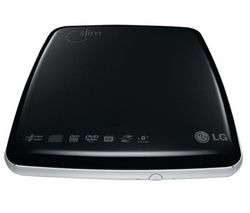 LG Externá napaľovačka DVD slim GP08LU11 + Čistiaci disk pre CD/DVD prehrávač