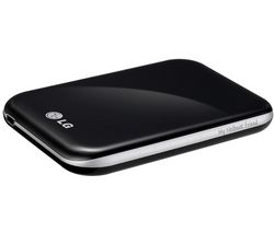 LG Prenosný externý pevný disk XD5 500 GB čierny/strieborný + Puzdro SKU-PHDC-1 modré