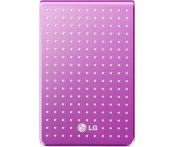 LG Prenosný externý pevný disk XD6 500 GB fialový
