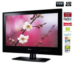 LG Televízor LED 22LE3300 + Stolík na televízor TV Nelio - červený