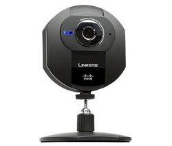 LINKSYS Kamera pre domáce video zabezpecenie Internet bezdrôtová G - WVC54GCA + Switch Ethernet auto-napájaný 8 portov 10/100 Mb FS108P