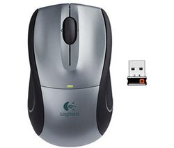 LOGITECH Bezdrôtová myš Wireless Mouse M505 - strieborná