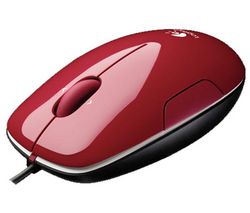 LOGITECH Myš LS1 Laser Mouse - škoricová  + Náplň 100 vlhkých vreckoviek + Zásobník 100 navlhčených utierok