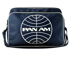 LOGOSHIRT Pan Am Globe Travel Bag Taška cez plece 29cm Navy