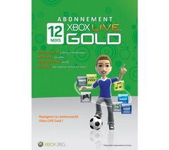 MICROSOFT Clenská karta Xbox Live Gold - 12 mesiacov