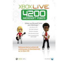 MICROSOFT Karta Xbox Live - 4200 bodov