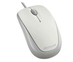 MICROSOFT Myš Compact Optical Mouse 500 V2 + Hub 4 porty USB 2.0 + Zásobník 100 navlhčených utierok