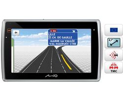 MIO Full Europe Moov Spirit Flat GPS (S568) + Navíjací USB kábel pre nabíjanie