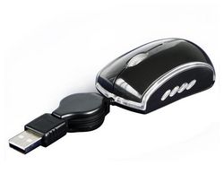 MOBILITY LAB Myš Mini Glow Optical Mouse + Hub 4 porty USB 2.0 + Zásobník 100 navlhčených utierok