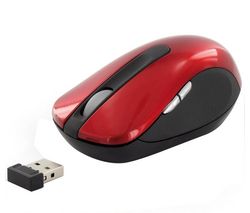MOBILITY LAB Myš Nano Cordless Optical Mouse - červená