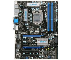 MSI H55-GD65 - Socket 1156 - Chipset H55 - ATX + Kábel SATA II UV modrý - 60 cm (SATA2-60-BLUVV2)
