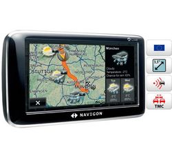 NAVIGON GPS 6350 Live Európa + Kovovo sivé puzdro pre GPS s displejom 4,3