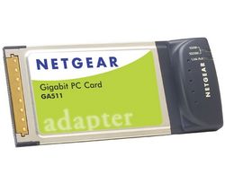 NETGEAR Karta PCMCIA Gigabit Ethernet 10/100/1000 Mb GA511