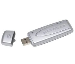 NETGEAR Kľúč USB 2.0 WiFi 54 Mb WG111 + Hub USB 4 porty UH-10 + Predlžovačka USB 2.0 - 4 piny, typ A samec / samica - 1,8 m (CU1100aed06)