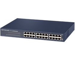 NETGEAR Switch  Ethernet 24 portový 10/100 Mb JFS524 + Čistiaci univerzálny sprej 250 ml