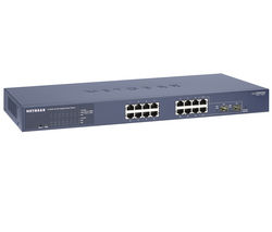 NETGEAR Switch Ethernet Gigabit 16 portov 10/100/1000 Mb GS716T Manageable úroven 2 + Čistiaci univerzálny sprej 250 ml