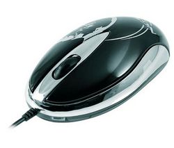 NGS Myš Viper Mouse Black + Hub 2-v-1 7 Portov USB 2.0 + Zásobník 100 navlhčených utierok