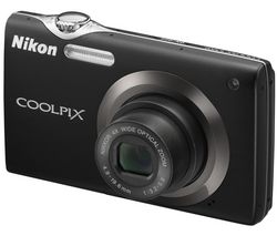 NIKON Coolpix  S3000 čierny + Ultra Compact PIX leather case + Pamäťová karta SDHC 4 GB