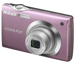 NIKON Coolpix  S4000 cukríkovo ružový + Puzdro Memory DCCM10PK veľkosť S - čierna a fuksia