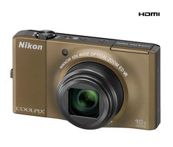 NIKON Coolpix  S8000 - bronzový  + Púzdro Pix Compact + Pamäťová karta SDHC 16 GB + Batéria ENEL12 pre Nikon S610, S710 + Čítačka kariet 1000 & 1 USB 2.0