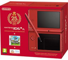 NINTENDO Konzola Nintendo DSi XL červená + New Super Mario Bros - Vydanie 25. narodeniny