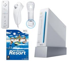 NINTENDO Konzola Wii + 1 Nunchuk + 1 Wiimote + Wii Motion Plus + Wii Sport Resort + New Super Mario Bros.Wii [WII] + Wiimote (diaľkové ovládanie Wii Remote) [WII] + Wii Motion Plus [WII] + Nunchuk ovládač [WII]