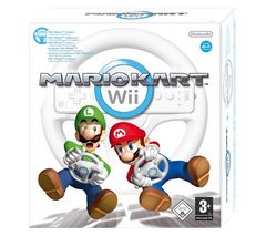 NINTENDO Mario Kart (dodávaný Volant Wii Wheel) [WII] + Gamepad Wii Classique Pro čierna [WII]