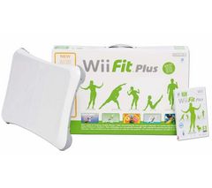 NINTENDO Wii Fit Plus (Wii Balance Board súcastou balenia) [WII] + Závažia na zápästia a clenky pre Wii Fit [WII] + Aerobic Step 3 WI-STE pre Wii Fit [WII]