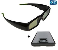 NVIDIA GeForce Okuliare 3D Vision + Náhradné okuliare GeForce 3D Vision