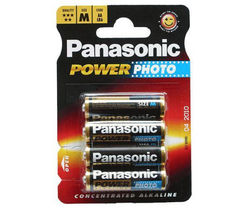 PANASONIC 4 batérie Power Photo MN1500 LR6 (AA) - 12 balení