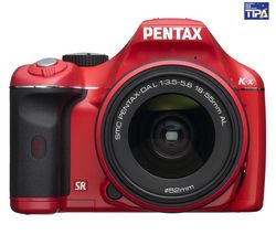 PENTAX K-x červený + objektív DA 18-55 mm f/3,5-5,6 AL