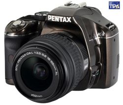 PENTAX K-x hnedý + objektív DA 18-55 mm f/3,5-5,6 AL + Púzdro Reflex + Pamäťová karta SDHC 8 GB