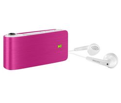 PHILIPS MP3 prehrávač Go Gear SA018102P 2 GB - ružový + Slúchadlá EP-190