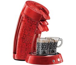 PHILIPS Senseo HD7823 Marcel Wanders Special Edition Coffee machine - red + Držiak na dávky na čaj - Senseo 2 - HD 7991