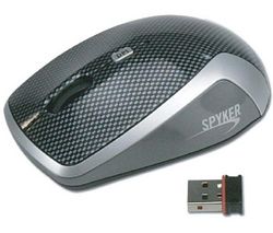 PIXMANIA Bezdrôtová optická myš 2,4 GHz SPY-BD-9409G-BK-CAR + Hub 4 porty USB 2.0 + Zásobník 100 navlhčených utierok