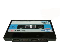 PIXMANIA HUB USB kazeta retro