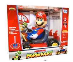 PIXMANIA Mario Kart - Mario Kart na rádiové ovládanie Racer + 12 bateriek Xtreme Power LR6 (AA)