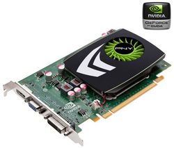 PNY GeForce GT 220 - 1 GB GDDR2 - PCI-Express 2.0 (GMGT220N2E1FH-SB) + Adaptér DVI samec / VGA samica 40-2114-02-S9