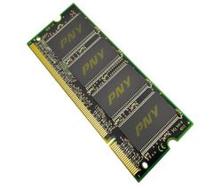 PNY Pamäť 1 GB DDR 333 MHz SO-DIMM PC2700 (S1GBN16T333N-SB) + Hub USB 4 porty UH-10 + Dokovacia stanica ventilovaná F5L001 pre notebook 15.4''