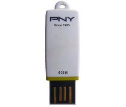 PNY USB kľúč Micro Star Attaché 4 GB  + Hub USB 4 porty UH-10