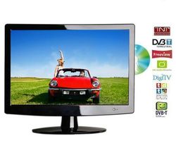 Q-MEDIA Kombinovaný televízor LCD/DVD Q15A2D + Univerzálne diaľkové ovládanie Slim 4 v 1